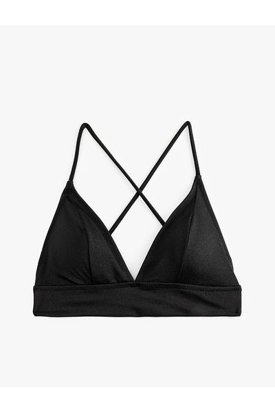 Koton Μπλουζάκι μπικίνι Bralet με λεπτομέρεια με κορδόνι στην πλάτη