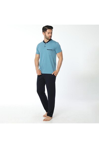Öztaş Underwear Öztaş 12043 Ανδρικό καλοκαιρινό κοντό κοστούμι πιτζάμα