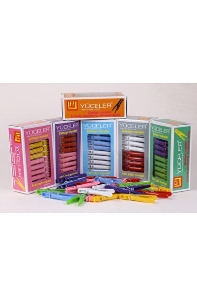 Yüceler Çamaşır Mandalı Çelik Yaylı A Kalite Mandal