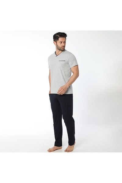 Öztaş Underwear Öztaş 12026 Ανδρική καλοκαιρινή πιτζάμα με λαιμόκοψη