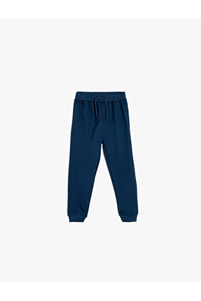 Koton Beli Bağlamalı Pamuk Karışımlı Basic Jogger Eşofman Altı