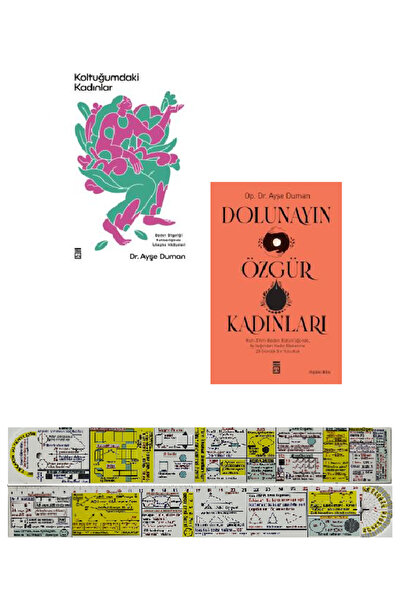 Timaş Yayınları Dr. Ayşe Duman 2 Kitap Set / Koltuğumdaki Kadınlar - Dolunayı...