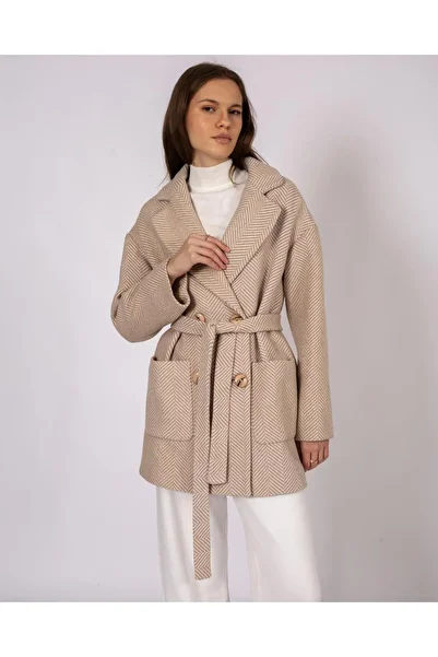 Lady Gina Herringbone Coat
