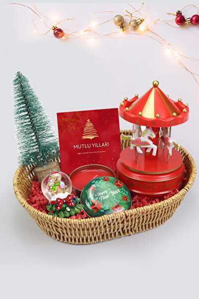 Trendmiya Atlı Karınca Müzik Kutusu &  Metal Kutulu Mum & Yılbaşı Kar Küre & ...