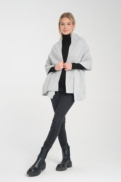 Wega Moda Plain Knitwear Knit Shoulder Shawl, Women's Stylish Comfortable Winter Shoulder Shawl, Shoulder Accessory, Puffy Scarf Shoulder Shawl