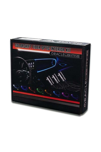 oracle طقم لوحة القيادة الداخلية LED من الألياف الضوئية لسيارة فورد برونكو 2001-2004، ColorSHIFT، مع وحدة تحكم