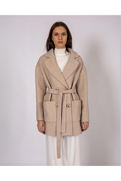 Lady Gina Herringbone Coat