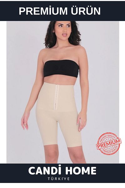 HOBİ CONDİ High Waist Recovery Zipper Jumpsuit - Stylish Corset