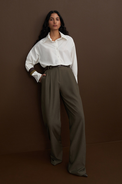 Mathilda Store Haki Limited Edition Palazzo Pantolon