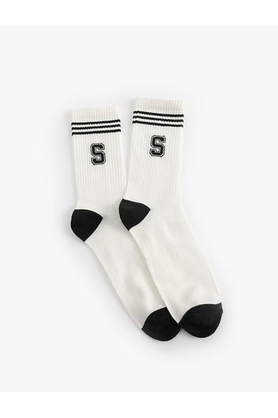 Koton Κάλτσες τένις Letter Printed Cotton Socket