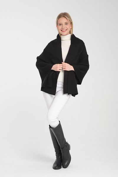 Wega Moda Plain Knitwear Knit Shoulder Shawl, Women's Stylish Comfortable Winter Shoulder Shawl, Shoulder Accessory, Puffy Scarf Shoulder Shawl