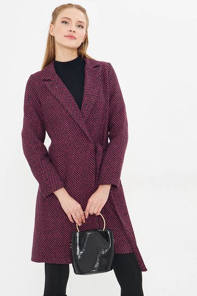 armonika Dámský fuchsiový vzor rybího zadního dílu s razítkem ARM-24K001010