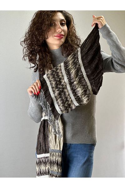 Gönülden Tasarım ΣΧΕΔΙΟ ΣΧΕΔΙΟ UNISEX Φουλάρι 180X30 CM