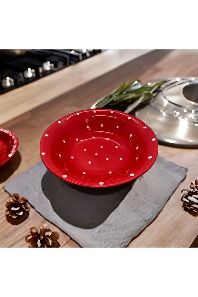 Aura Ceramic Yılbaşı Salata Kasesi