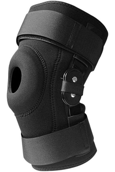 MAKIDA Hinged Knee Stabilizer Black - Xxl