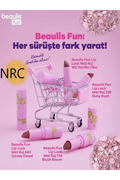 beaulis Fun Lip Lock Mat Ruj MATTE LİPSTİCK