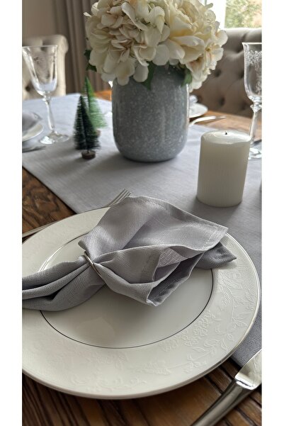 Decamor home Gray Carefree Stain-Proof Long Runner