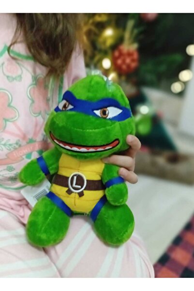 LRS STORE Oyuncak Ninja Kaplumbağalar Leonardo Peluş İthal Yüksek Kalite 24 Cm Ninja Kaplumbağa Figür