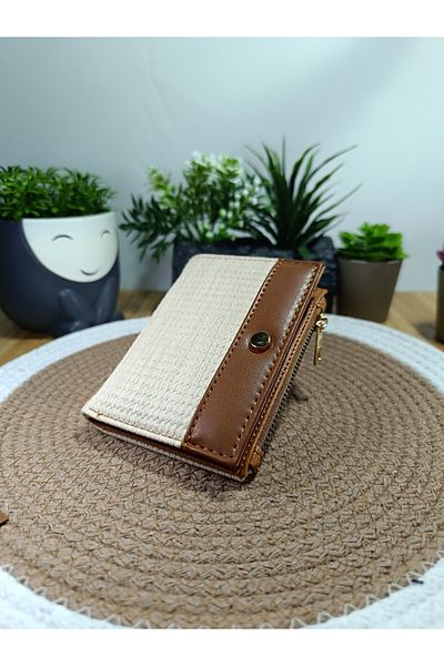 R SHOP Stylish Women's Daily Special Day Casual Wallet with Straw Pattern