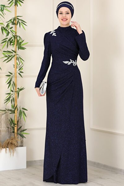 Esilanur Masal Tesettür Abiye Lacivert
