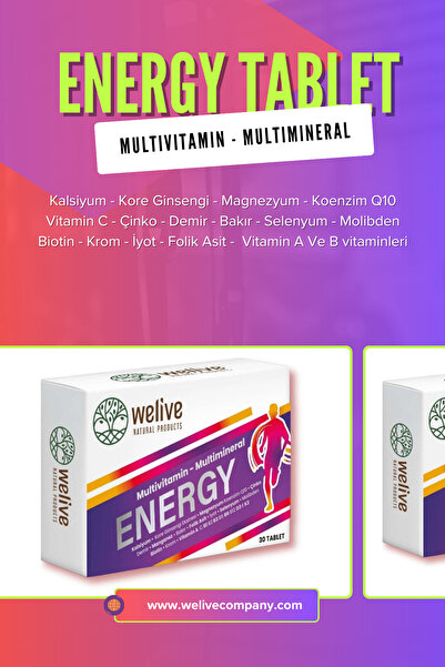 Welive Multivitamin, Multimineral Tablet – Energy Tablet