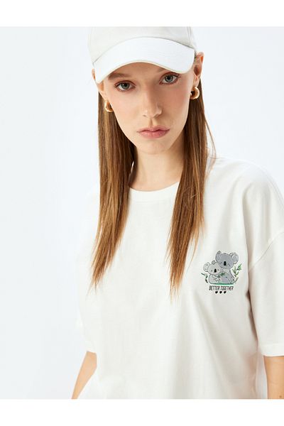 Koton Tricou cu mânecă scurtă cu imprimeu Koala