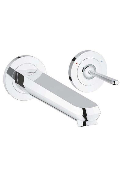 Grohe Eurodisc Joy Two Holes Wall Sink Faucet L-size -19969000