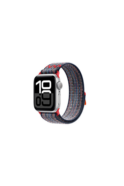 UnDePlus Apple Watch 40mm Kordon 2023 Point Hasır Kordon Strap Kayış