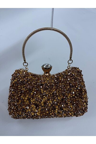 mp michael polo İri taşlı abiye kadın çantası