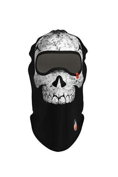 Maskara Extreme Funny Balaklava, Su İtici özellikli(DWR) Baskılı Snowboard, K...