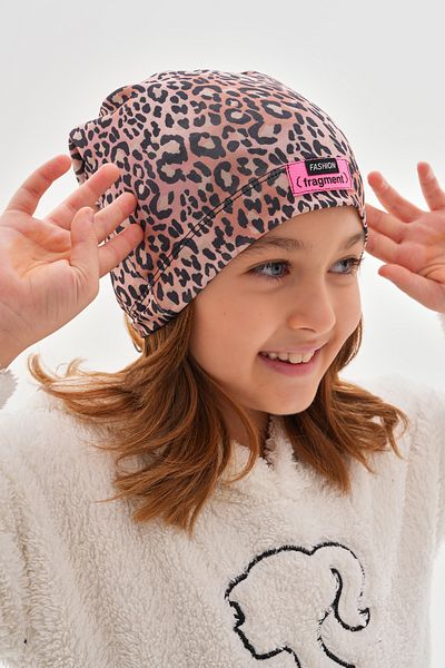 MAG FASHİON Girl's Beret Woven Labeled Knitwear Beret