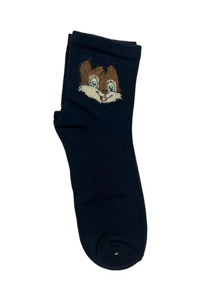 Pijamarket 6 чифта дамски чорапи от пениран памук с шарка на катерица