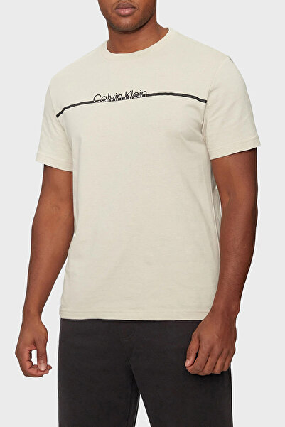 Calvin Klein Pamuklu Regular Fit Bisiklet Yaka Logolu T Shirt K10K113802PEA E...