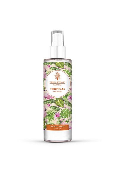 Green Botanic Body Mist, Tropical Mango, 200 ML