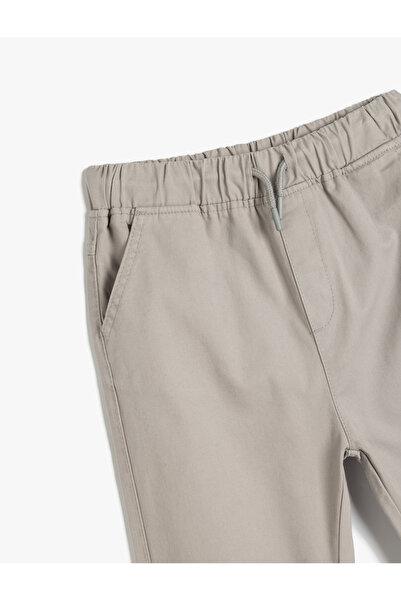 Koton Jogger Kargo Pantolon Beli Lastikli Cep Detaylı Pamuklu
