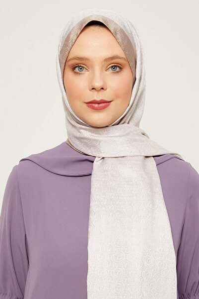 Levidor Beige Ring Pattern Monogram Shawl