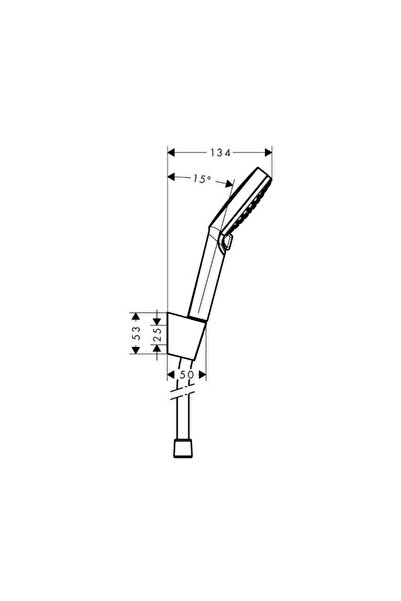 Hansgrohe Crometta 100 Vario Porter Set Hortum İle