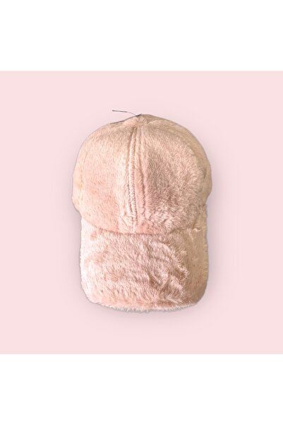 Tasarım Kışlık Kadın Peluş Kasket Şapka