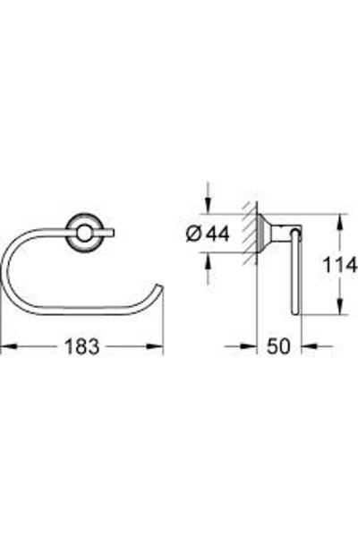 Grohe Essentials Authentic Toilet Paper Holder (40657001)