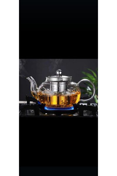 PANJI Borasilicate Glass Large Teapot 800ml