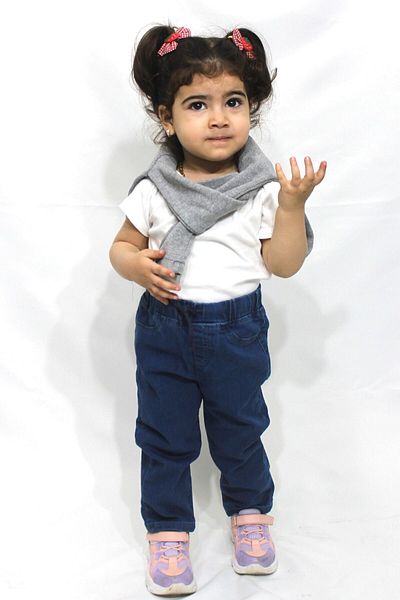 Ede Tekstil Unisex Baby - Elastic Jean Trousers