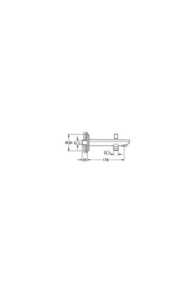 Grohe Gaga 13390000   - Outlet Tip with Direction Changer