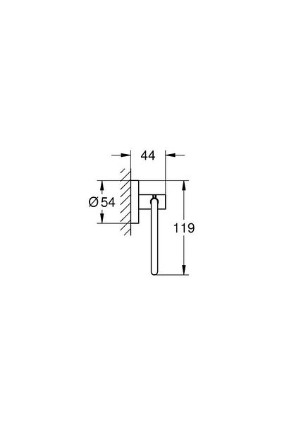 Grohe Essentials 40689da1 - Toilet Paper Holder