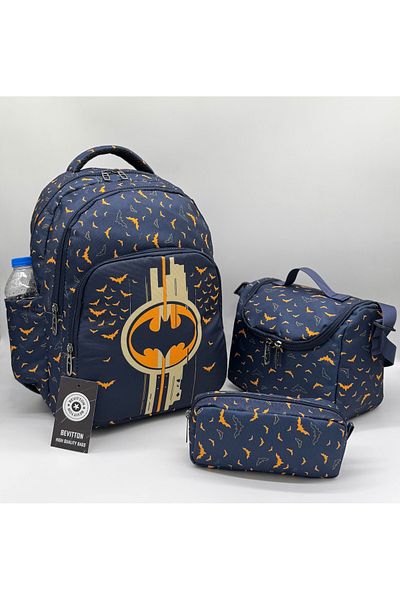 Bevitton Set of 3 Primary School Bag for Boy - Character Patterned Set