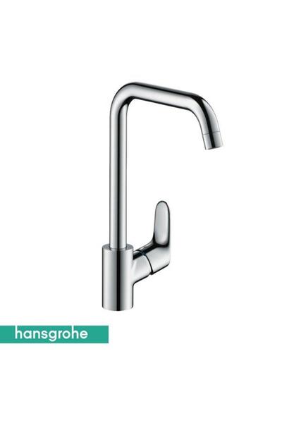 Hansgrohe Focus Tek Kollu Evye Bataryası Krom 31820000