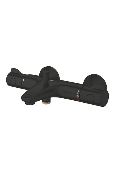 Grohe Grohtherm 800 Thermostatic Bathroom Faucet Matte Black - 1022032430   Black