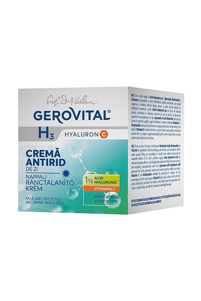 GEROVITAL H3 HYALURON-C FIOLE CU ACID HIALURONIC SI VITAMINA C 10X2ml