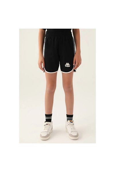 Kappa 100% Cotton White Baby Detailed Girl's Single Shorts Sweatpants