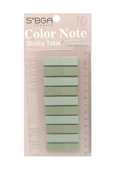 sibga tasarım Transparent Colored Post-It Note Paper - 200 Sheets Bookmark Sticker