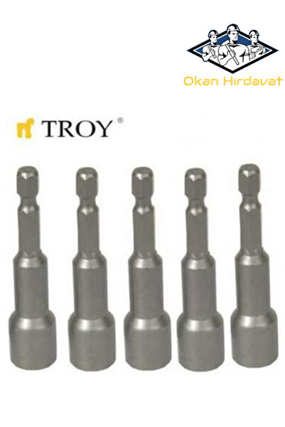 OKN TROY 22291 Bits Uç Girişli Lokma Seti (8x65mm, 5 adet)